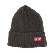 ベスプ（VESP）（メンズ）LOOSE RIB KNIT BEANIE リブニットビーニー VPMB1017 BR ブラウン ニット帽 スノーボード