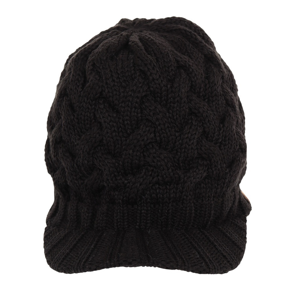 シュトロイレ（STREULE）（メンズ、レディース）BRIMMED ビーニー ST22FB0036 BLK ブラック 帽子 キャスケット 秋冬 スキー  スノボー 防寒 マリン、ウィンタースポーツ用品はヴィクトリア