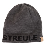シュトロイレ（STREULE）（メンズ、レディース）ロゴ ニットキャップ ST22FB0038 GRY グレー ビーニー 秋冬 スキー スノボー 防寒