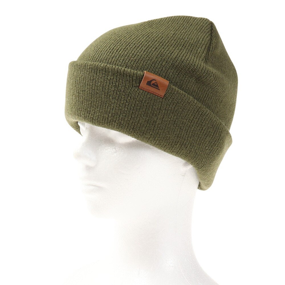 クイックシルバー（Quiksilver）（メンズ）帽子 ニット帽 ROUTINE BEANIE EQYHA03331 CRE0 カーキ ビーニー 防寒  スキー スノーボード