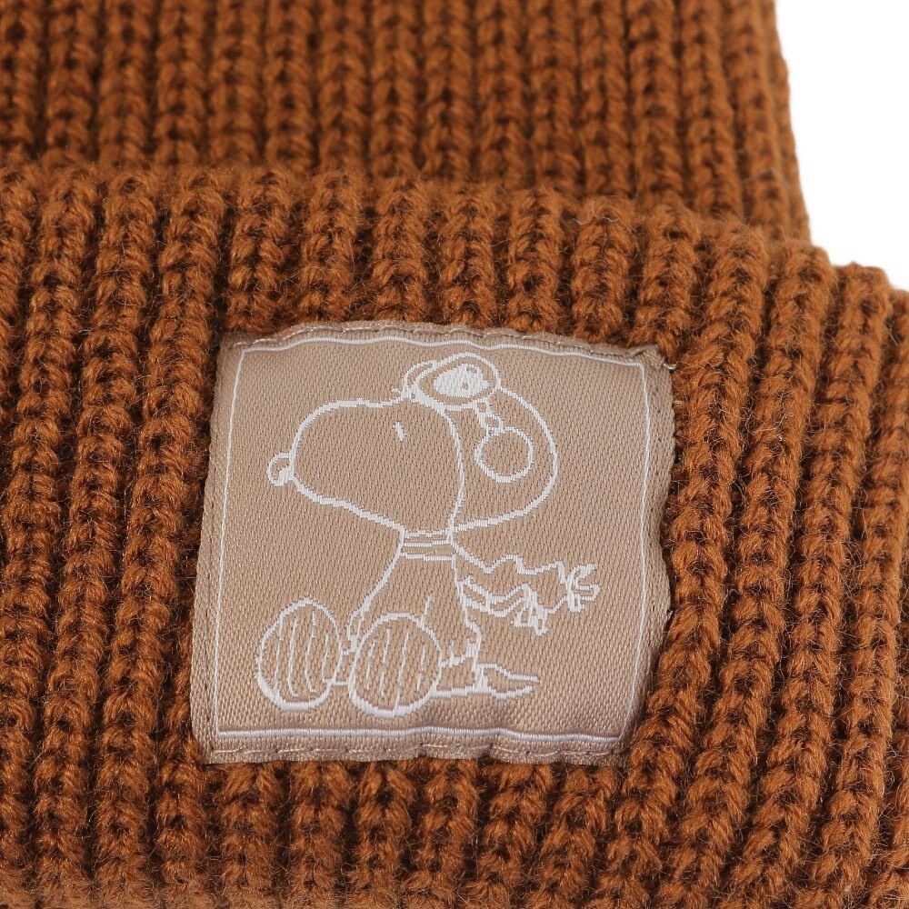 ベスプ（VESP）（メンズ、レディース）PEANUTS Collaboration リブビーニー スヌーピー SNMB1026BR