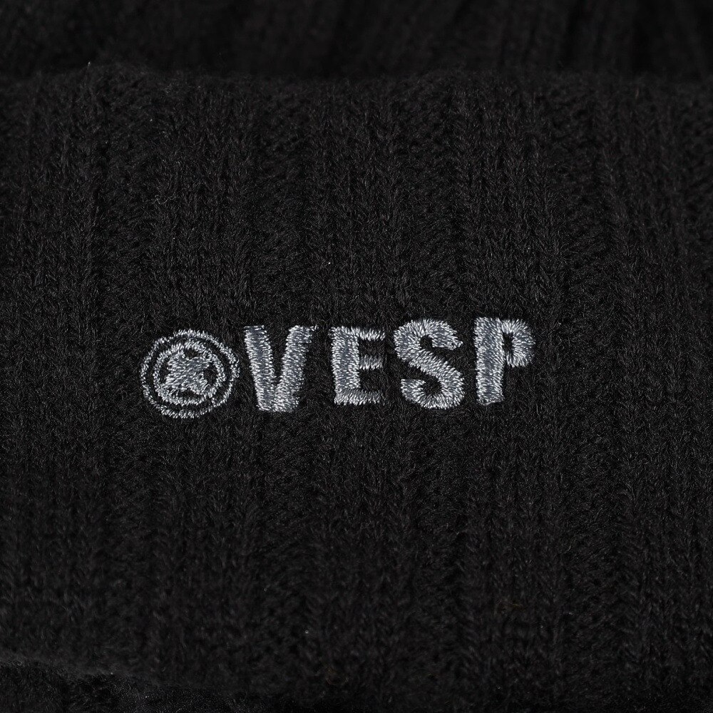 ベスプ（VESP）（メンズ、レディース）帽子 イヤーボア ビーニー VPMB1025BK