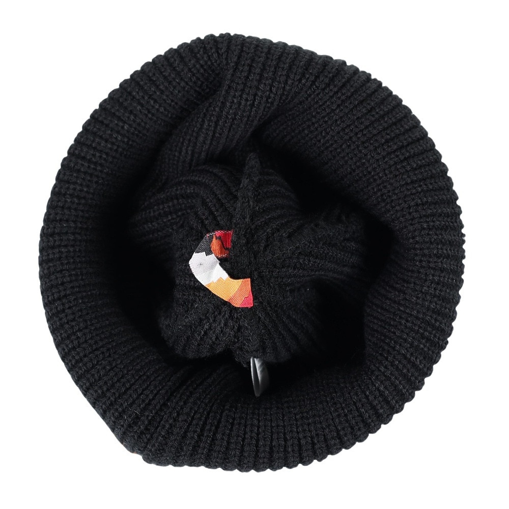 AUTUMN（メンズ、レディース）帽子 ニット帽 ビーニー AT23 CUFF BLACK