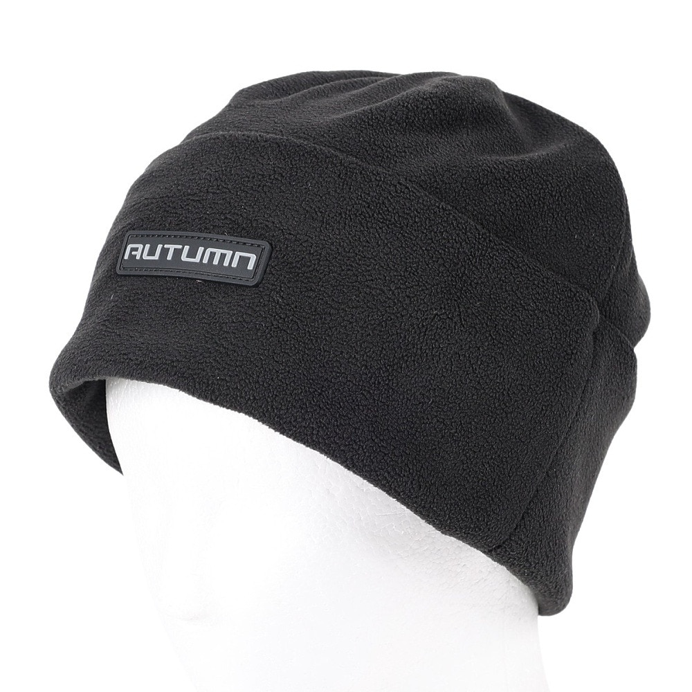 AUTUMN（メンズ、レディース）帽子 ニットキャップ AT23 FLEECE CUFF BLACK