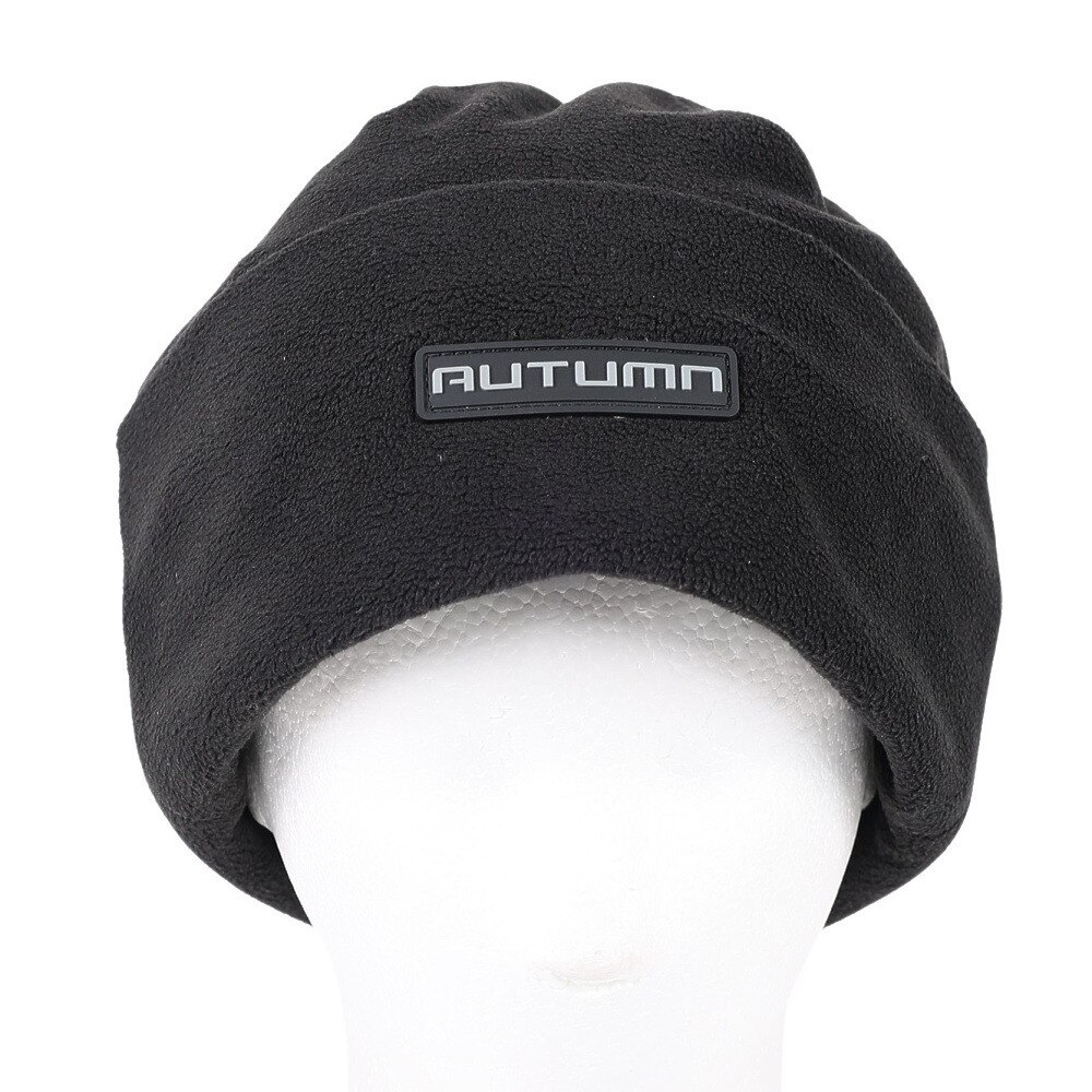 AUTUMN（メンズ、レディース）帽子 ニットキャップ AT23 FLEECE CUFF BLACK