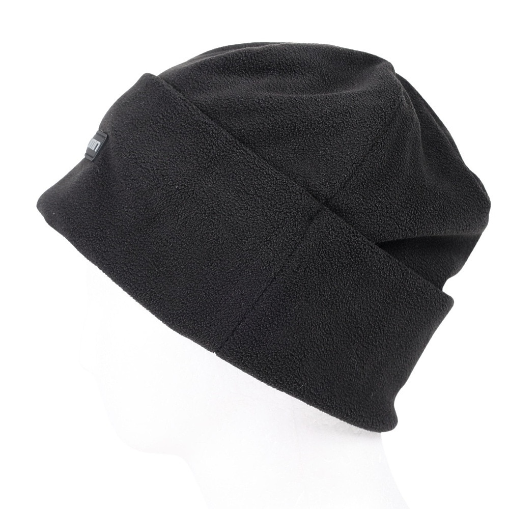 AUTUMN（メンズ、レディース）帽子 ニットキャップ AT23 FLEECE CUFF BLACK