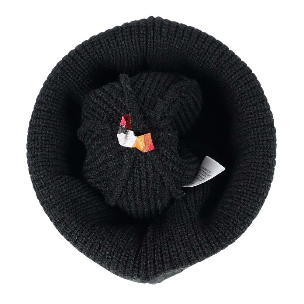 AUTUMN（メンズ、レディース）ニット帽 ニットキャップ AT23 MINI STRIPE BLACK