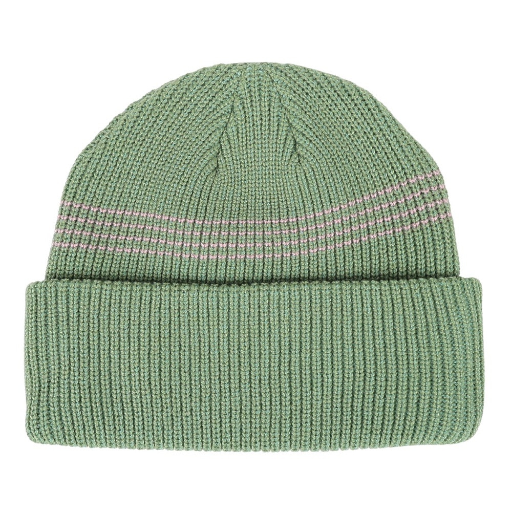 AUTUMN（メンズ、レディース）ニット帽 ニットキャップ AT23 MINI STRIPE MOSS