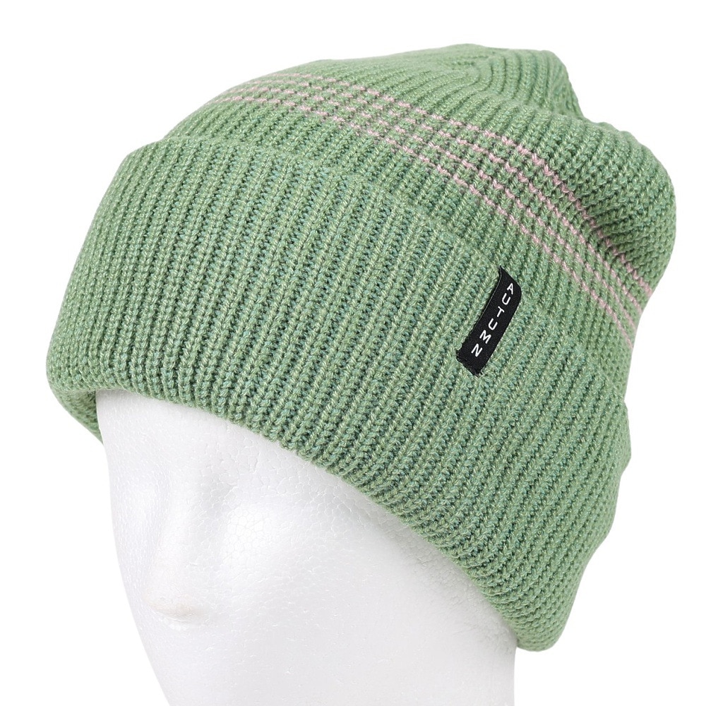 AUTUMN（メンズ、レディース）ニット帽 ニットキャップ AT23 MINI STRIPE MOSS