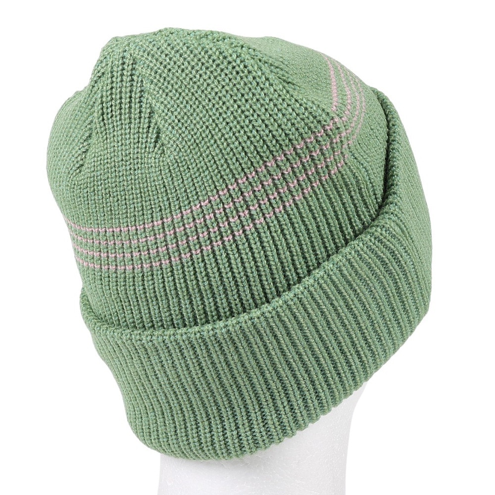 AUTUMN（メンズ、レディース）ニット帽 ニットキャップ AT23 MINI STRIPE MOSS