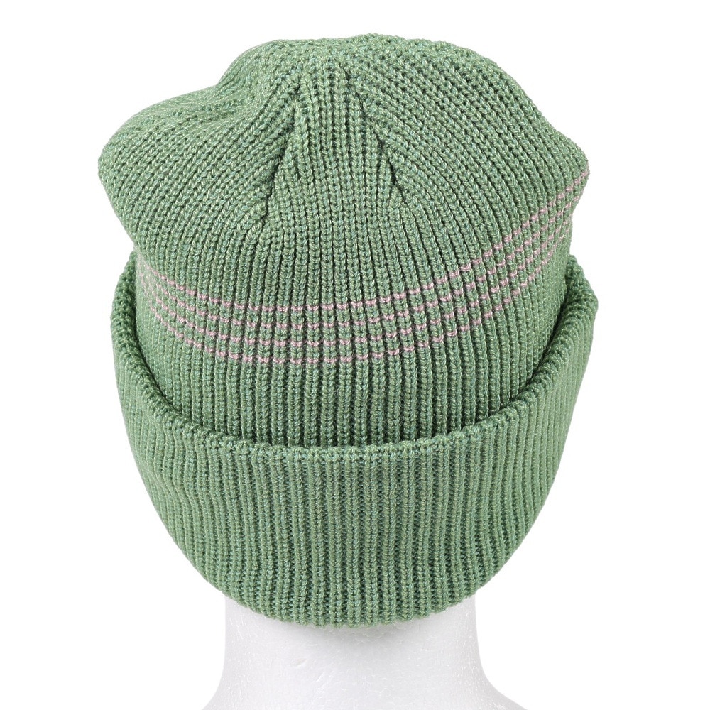 AUTUMN（メンズ、レディース）ニット帽 ニットキャップ AT23 MINI STRIPE MOSS