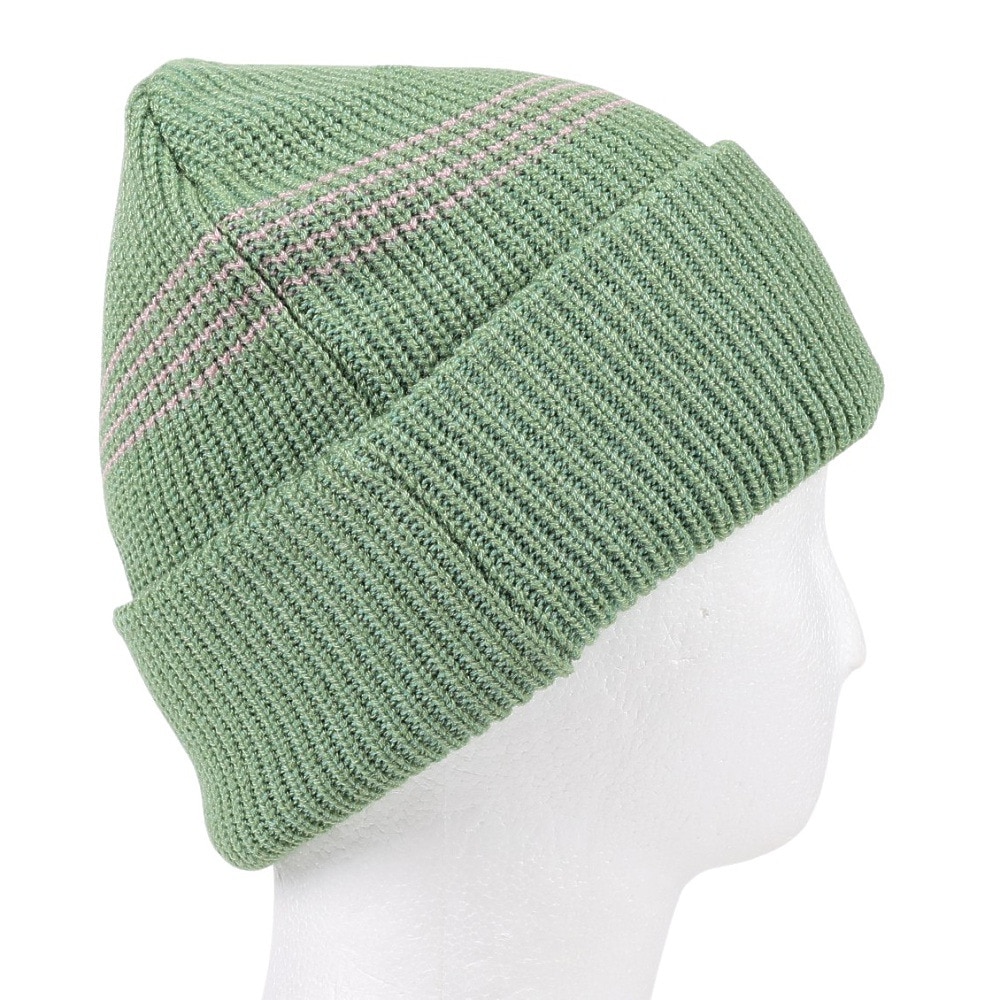 AUTUMN（メンズ、レディース）ニット帽 ニットキャップ AT23 MINI STRIPE MOSS