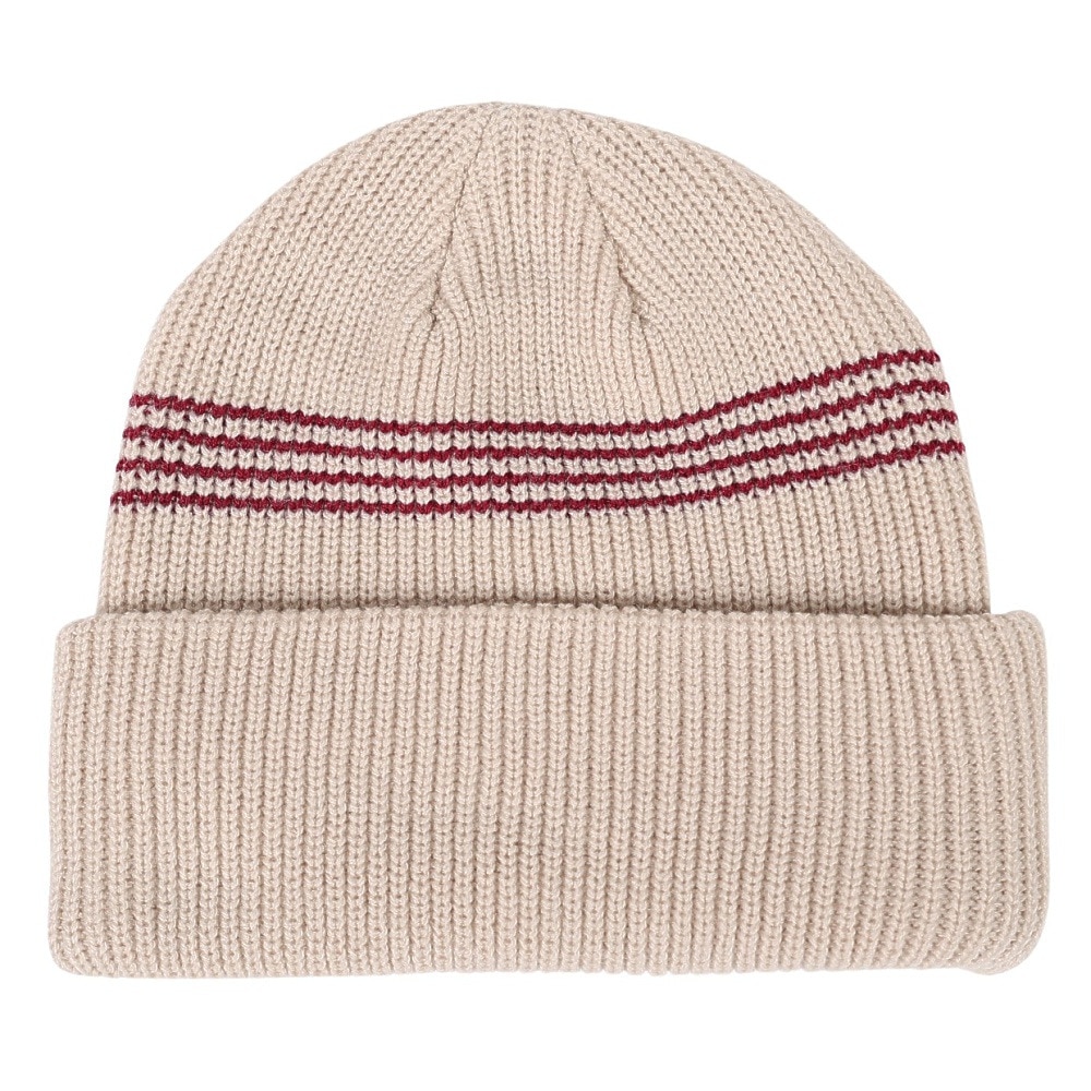 AUTUMN（メンズ、レディース）ニット帽 ニットキャップ AT23 MINI STRIPE NATUR