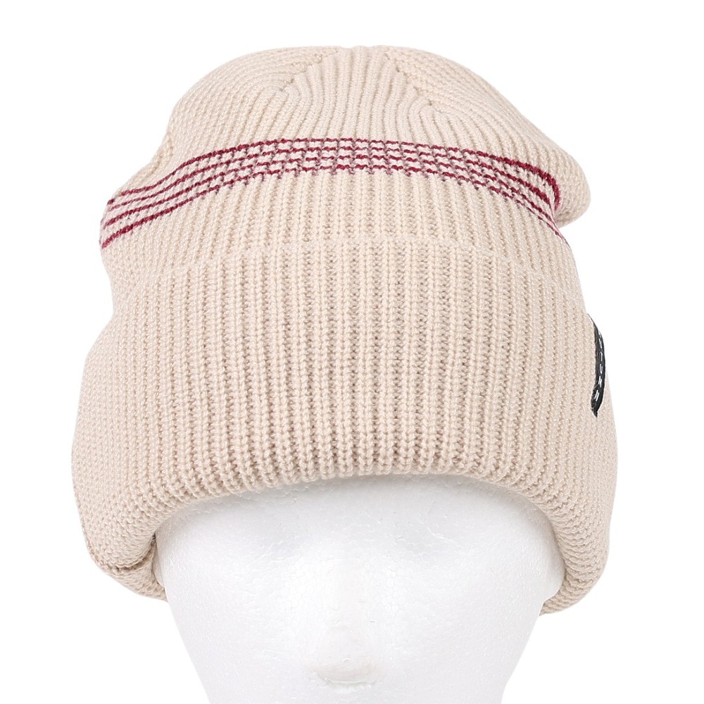 AUTUMN（メンズ、レディース）ニット帽 ニットキャップ AT23 MINI STRIPE NATUR