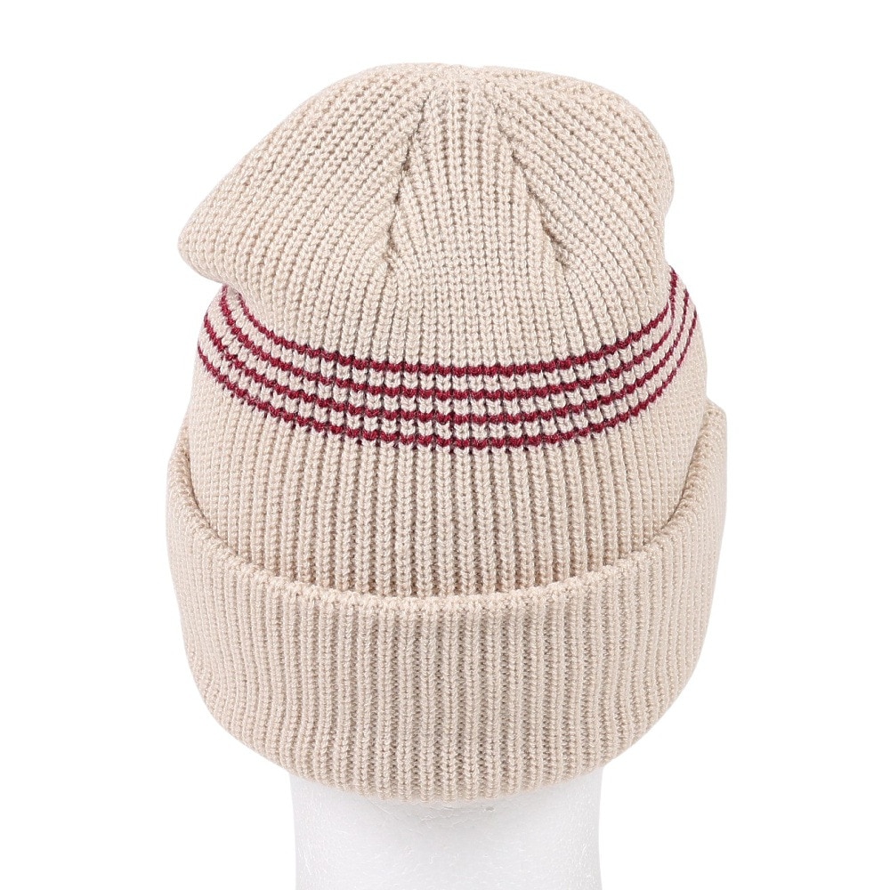AUTUMN（メンズ、レディース）ニット帽 ニットキャップ AT23 MINI STRIPE NATUR