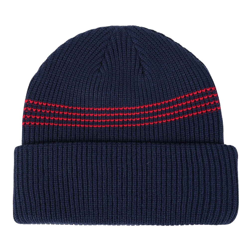 AUTUMN（メンズ、レディース）ニット帽 ニットキャップ AT23 MINI STRIPE NAVY