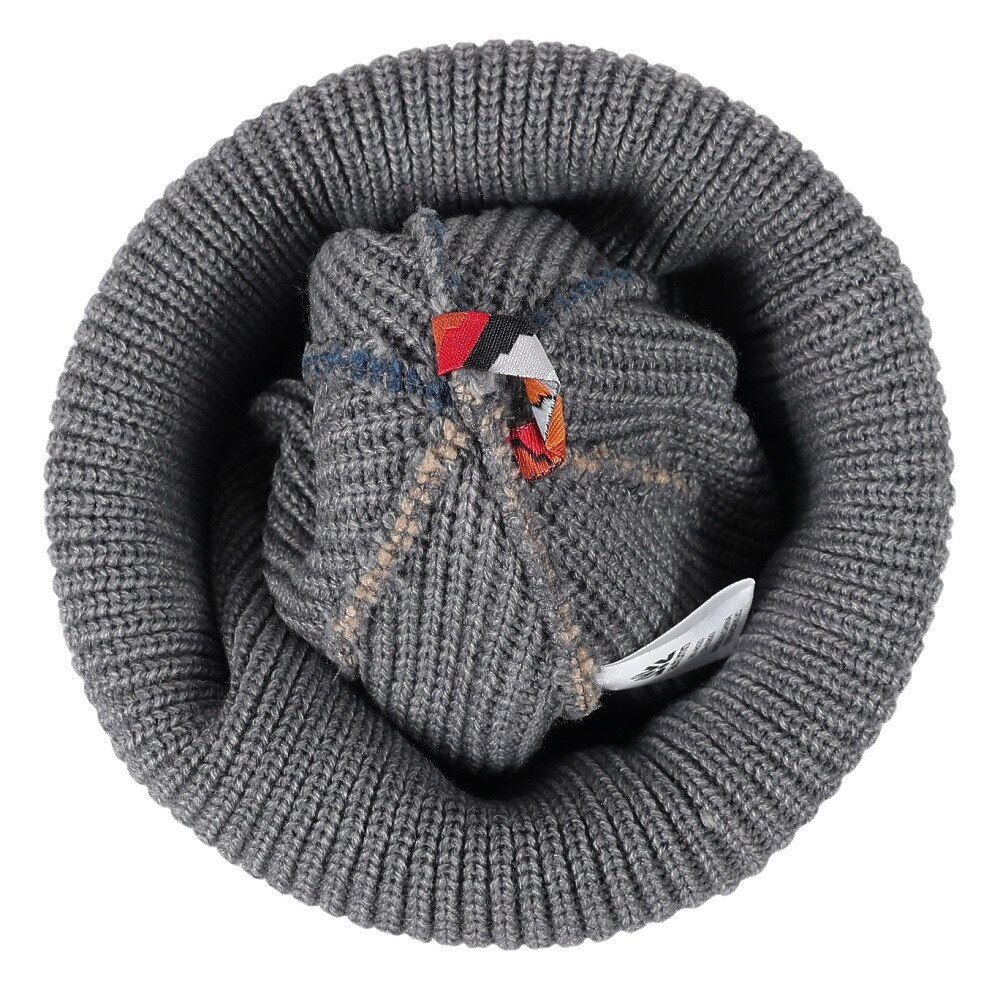 AUTUMN（メンズ、レディース）帽子 ニット帽 AT23 PATCHWORK GREY