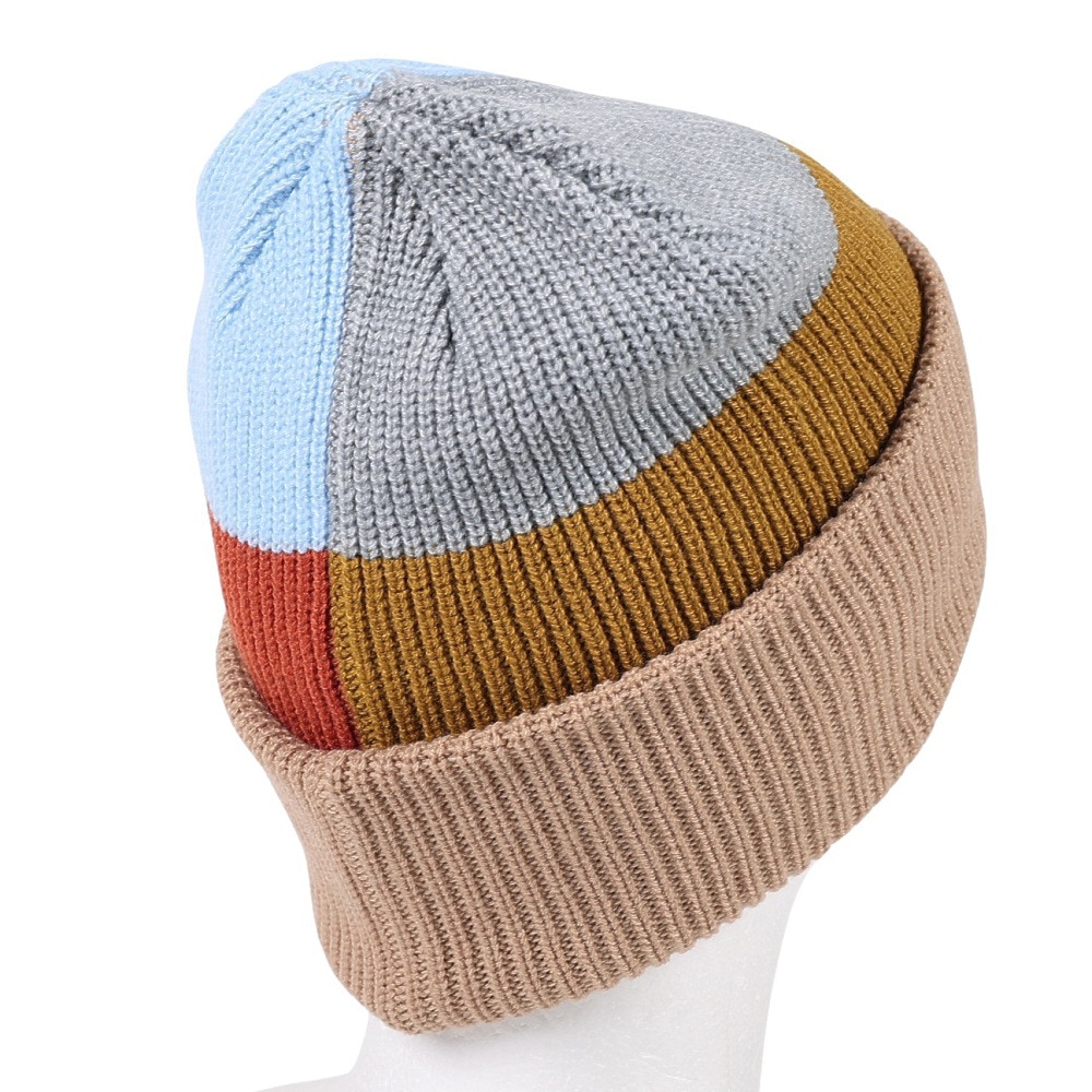 AUTUMN（メンズ、レディース）帽子 ニット帽 AT23 PATCHWORK KHAKI