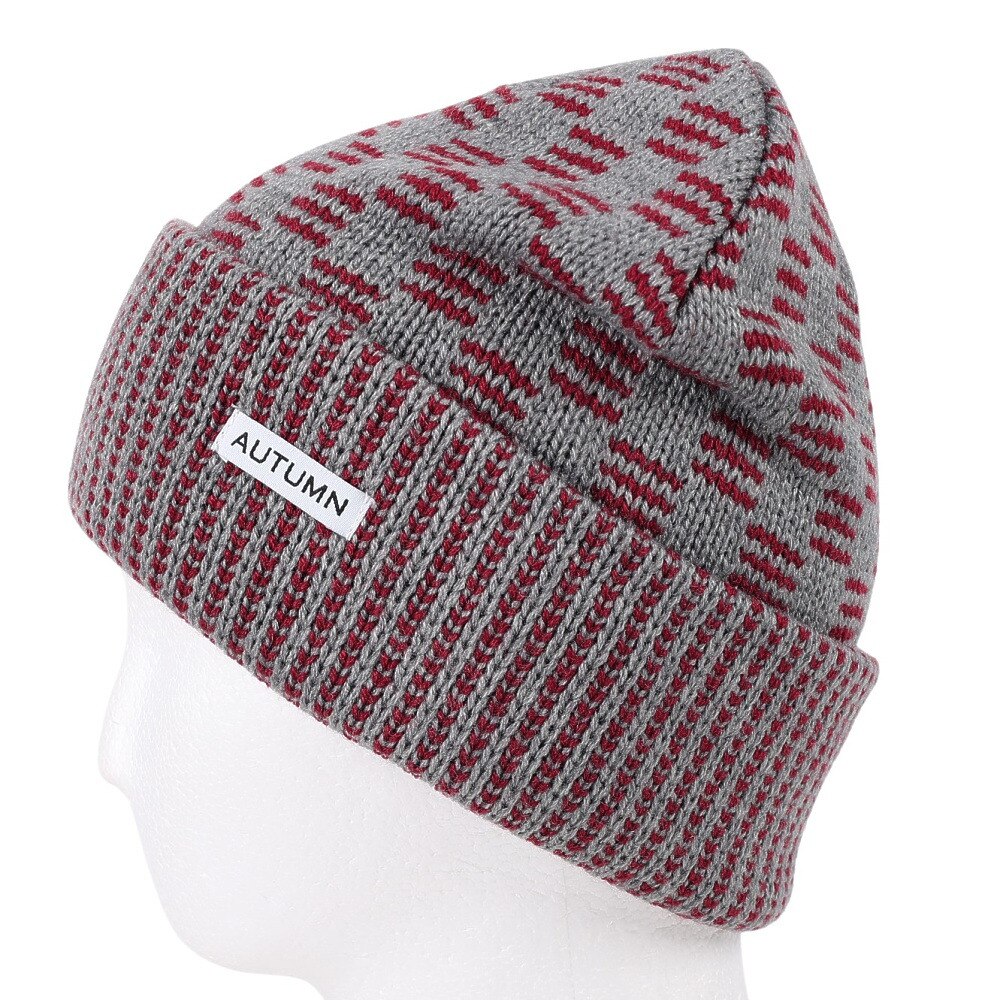 AUTUMN（メンズ）帽子 ニット帽 AT23 SQUARED GREY