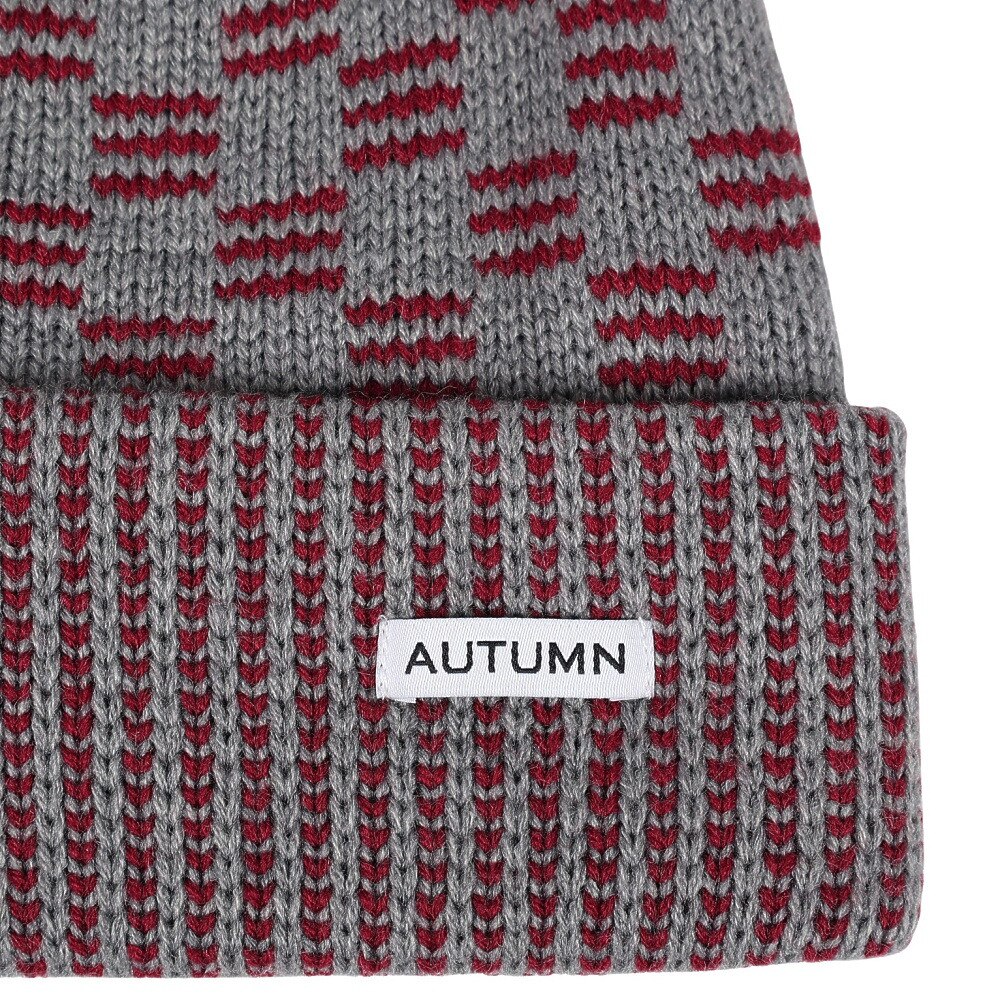 AUTUMN（メンズ）帽子 ニット帽 AT23 SQUARED GREY
