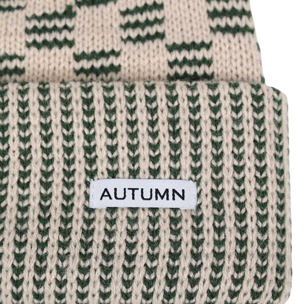 AUTUMN（メンズ）帽子 ニット帽 AT23 SQUARED NATUR