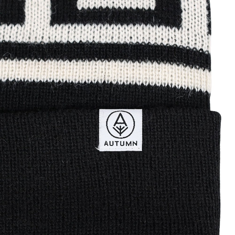 AUTUMN（AUTUMN）（メンズ）帽子 ニット帽 AT23 SURPLUS R BLACK