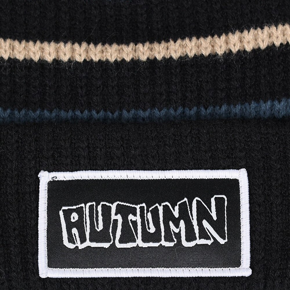 AUTUMN（メンズ、レディース）帽子 ニット帽 AT23 VINTAGE BLACK