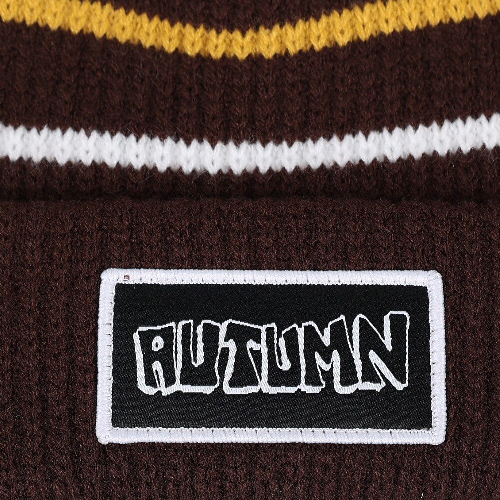 AUTUMN（メンズ、レディース）帽子 ニット帽 AT23 VINTAGE BROWN