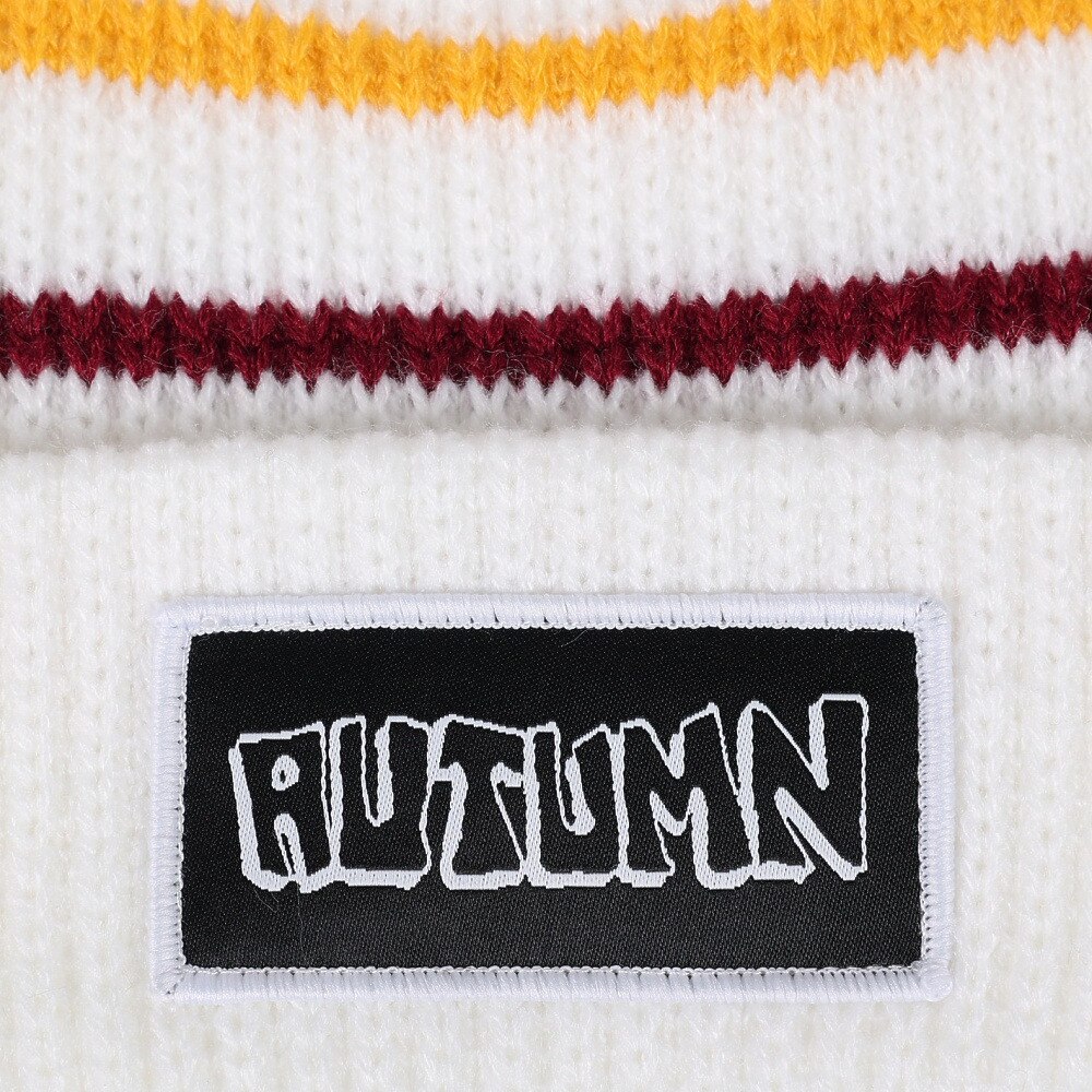 AUTUMN（メンズ、レディース）帽子 ニット帽 VINTAGE WHITE