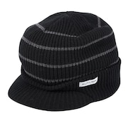 AUTUMN（メンズ）帽子 ニットキャップ バイザー AT23 VISOR BLACK