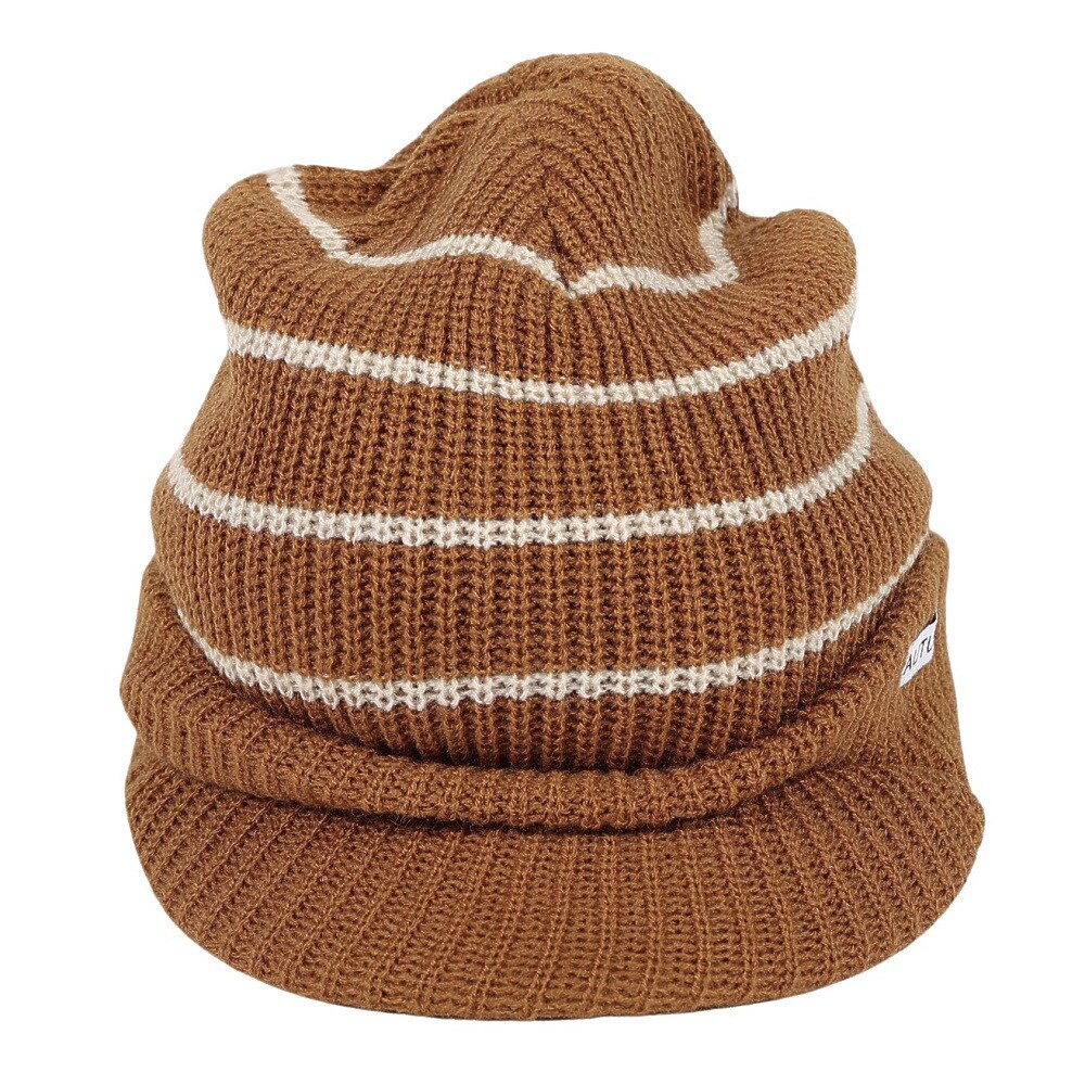 AUTUMN（メンズ）帽子 ニットキャップ バイザー VISOR AT23 BROWN