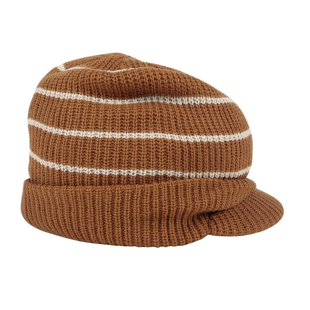 AUTUMN（メンズ）帽子 ニットキャップ バイザー VISOR AT23 BROWN