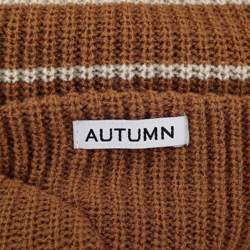 AUTUMN（メンズ）帽子 ニットキャップ バイザー VISOR AT23 BROWN