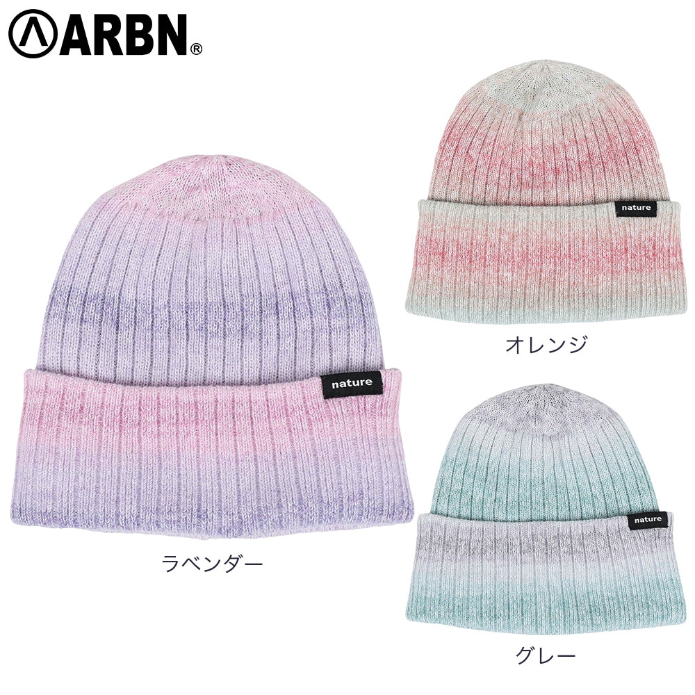 エアボーン（ARBN）（メンズ、レディース）帽子 ニット帽 NATURE G AB43WC1567 LVD
