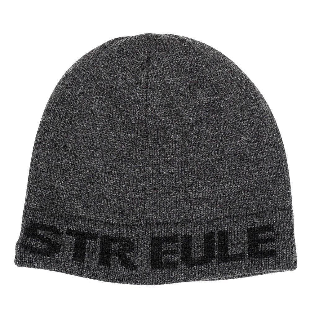 シュトロイレ（STREULE）（メンズ）帽子 ロゴ ニットキャップ ST23FB0067 GRY
