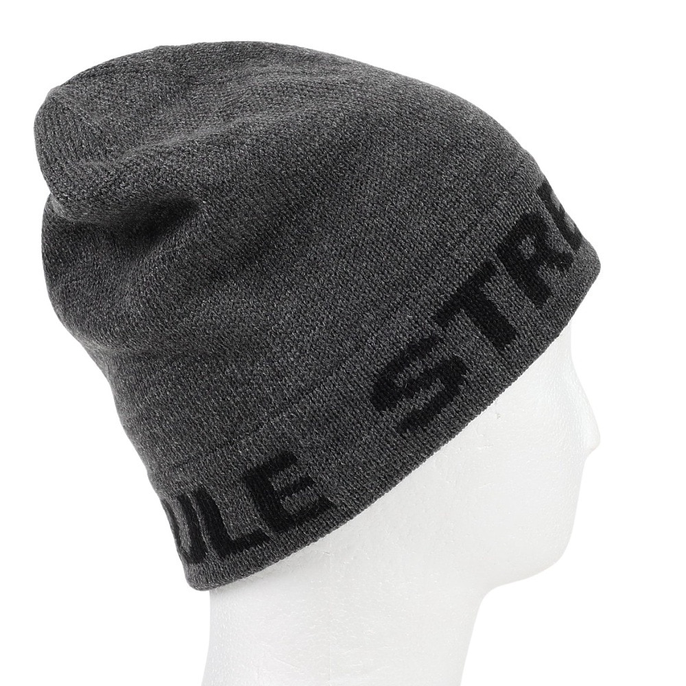 シュトロイレ（STREULE）（メンズ）帽子 ロゴ ニットキャップ ST23FB0067 GRY