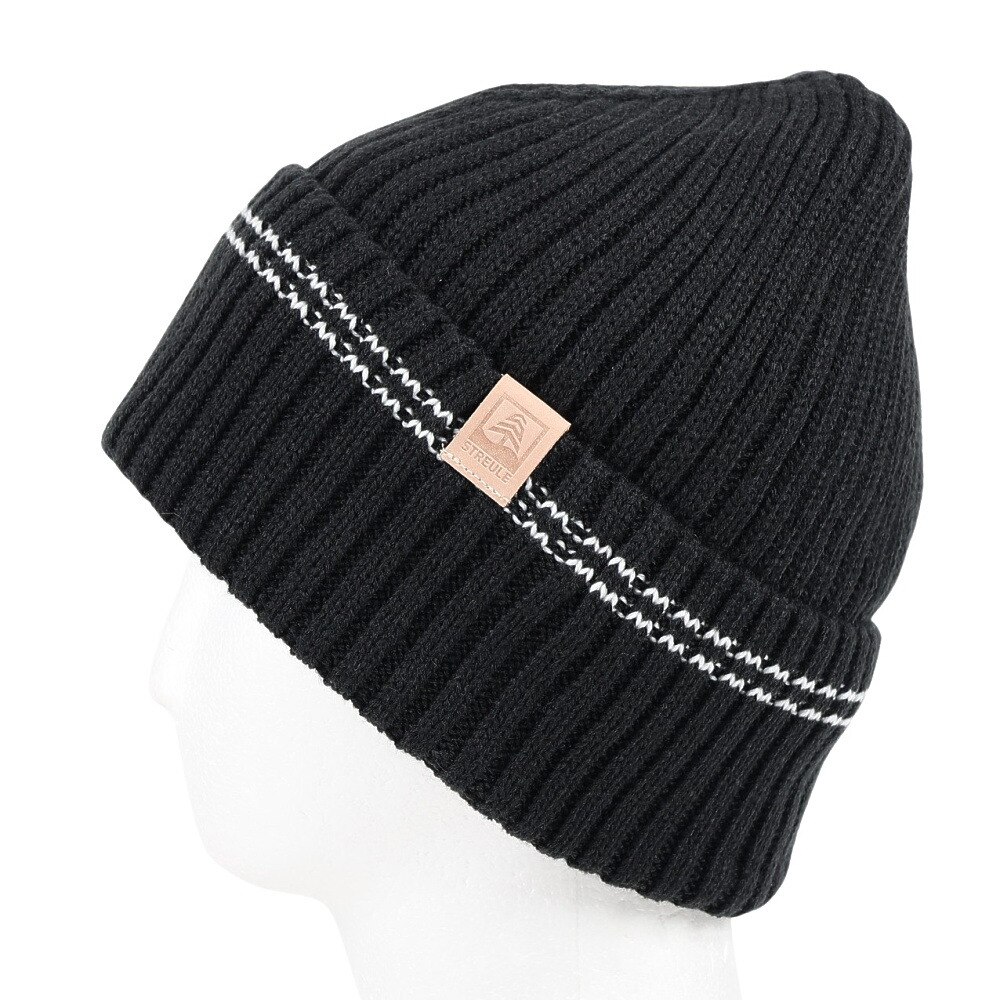 シュトロイレ（STREULE）（メンズ）帽子 ニットキャップ ST23FB0068 BLK
