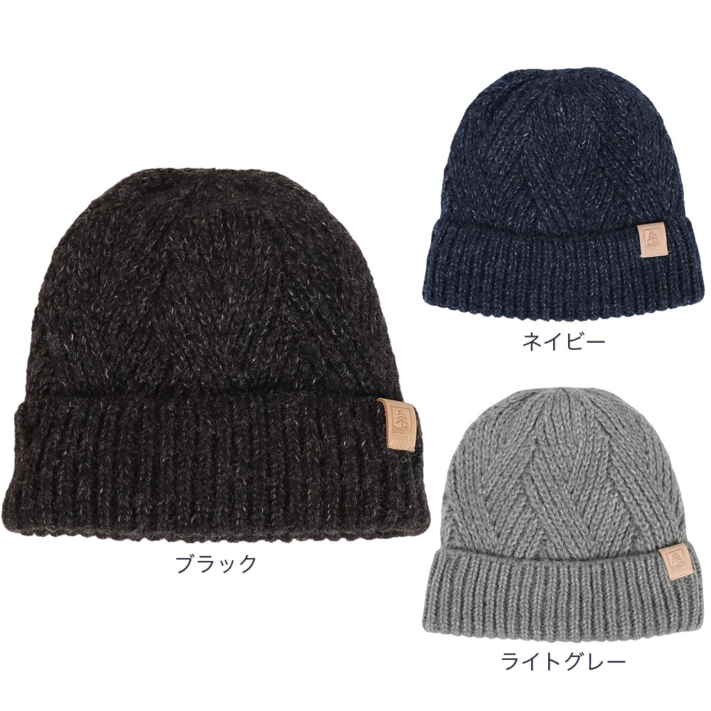 シュトロイレ（STREULE）（メンズ、レディース）帽子 ニットキャップ A ST23FB0069 BLK