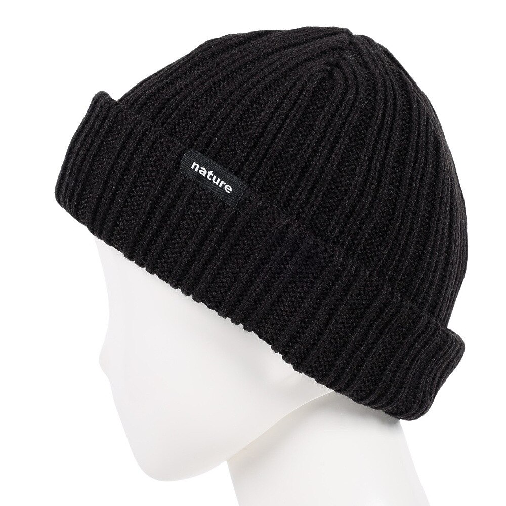 エアボーン（ARBN）（メンズ、レディース）帽子 ニット帽 NATURE T AB43WC1564 BLK