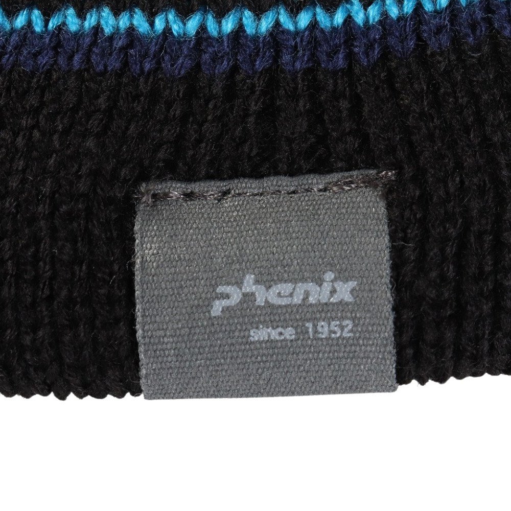 フェニックス（PHENIX）（メンズ）帽子 ダブルライン ニットハット ESM24HW11 BLACK