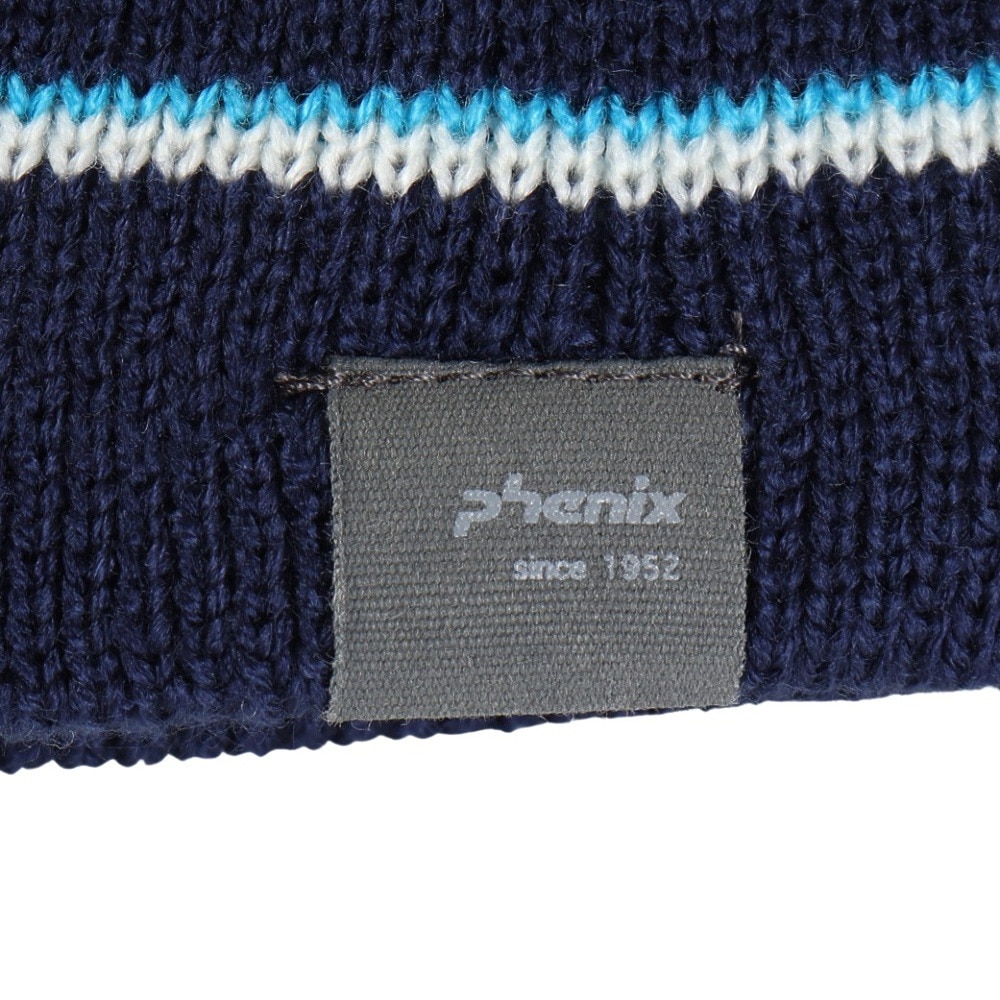 フェニックス（PHENIX）（メンズ）ダブルライン ニットハット ESM24HW11 NAVY