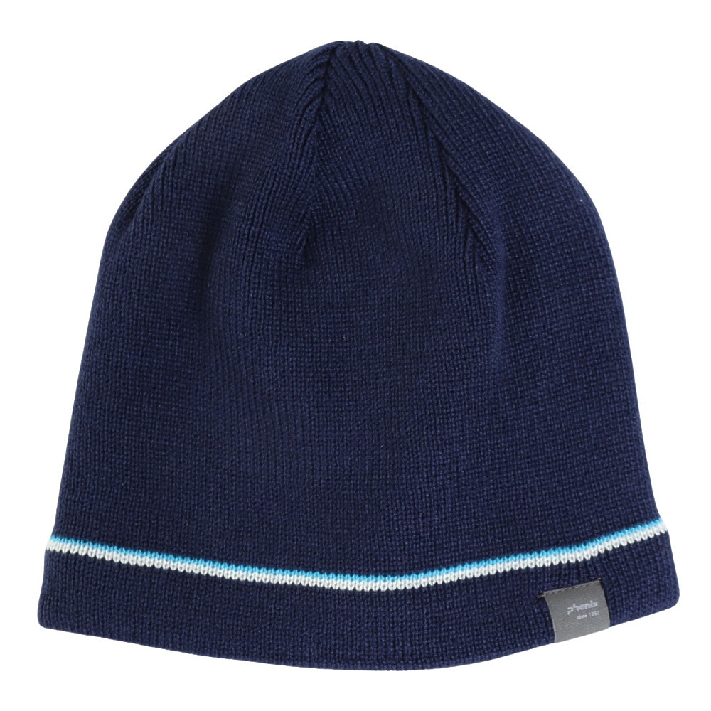 フェニックス（PHENIX）（メンズ）ダブルライン ニットハット ESM24HW11 NAVY