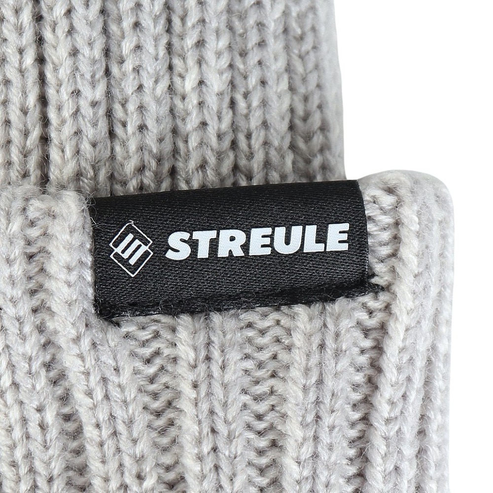 シュトロイレ（STREULE）（メンズ）カフ ニット帽 ST24FB0048 GRY