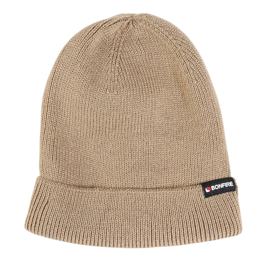 ボンファイア（Bonfire）（メンズ）帽子 plain ニット ハット 60BNF4FDW2350 BEG