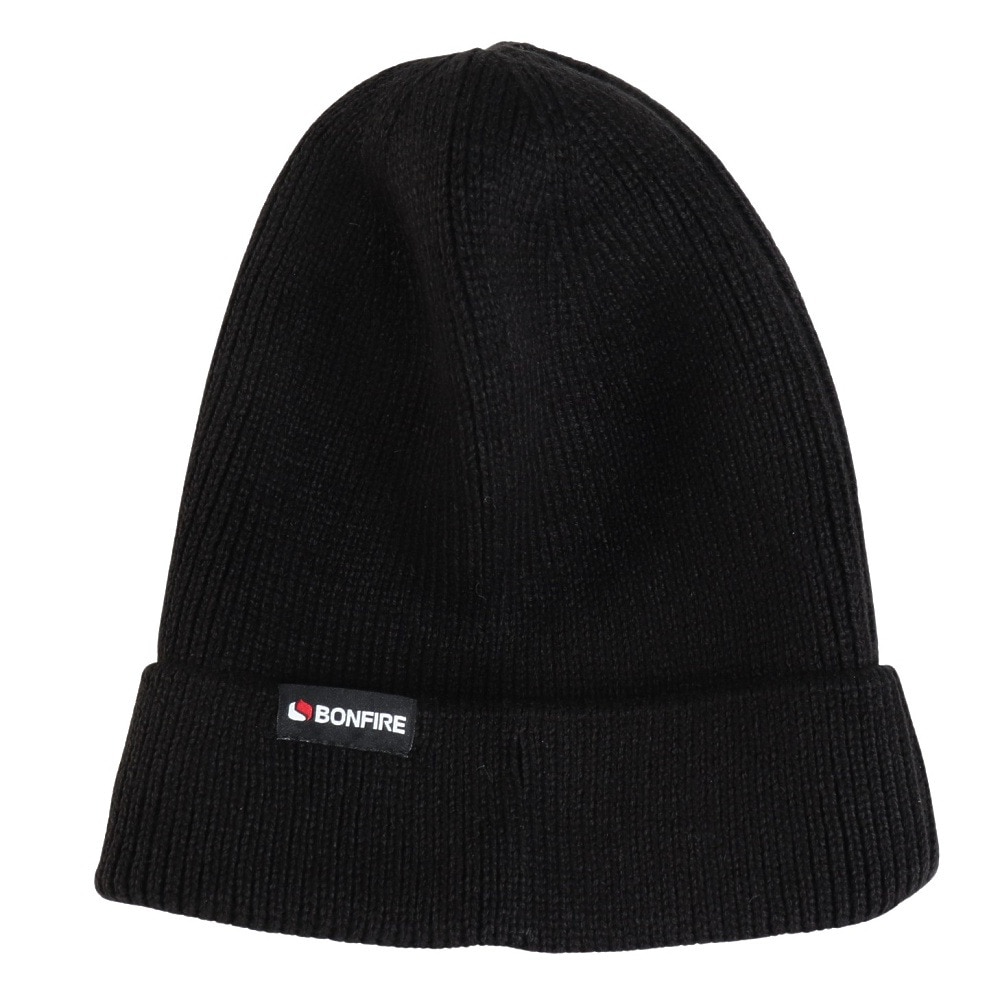 ボンファイア（Bonfire）（メンズ）帽子 plain ニット ハット 60BNF4FDW2350 BLK