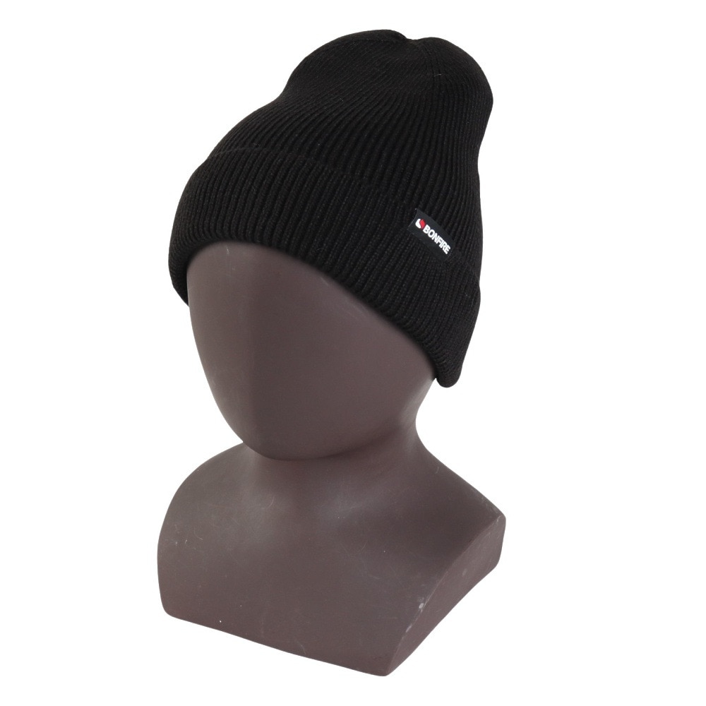 ボンファイア（Bonfire）（メンズ）帽子 plain ニット ハット 60BNF4FDW2350 BLK