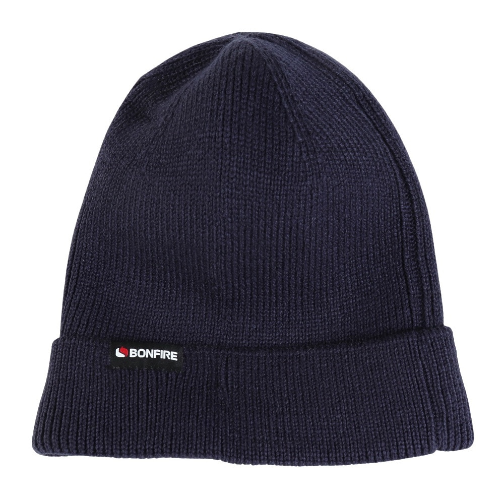 ボンファイア（Bonfire）（メンズ）帽子 plain ニット ハット 60BNF4FDW2350 NVY