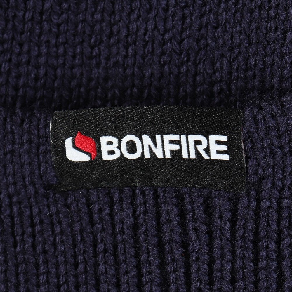 ボンファイア（Bonfire）（メンズ）帽子 plain ニット ハット 60BNF4FDW2350 NVY