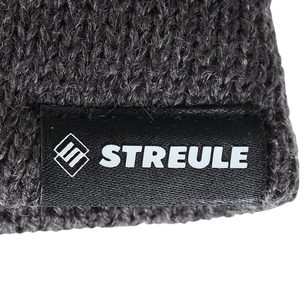 シュトロイレ（STREULE）（メンズ）帽子 シングルニット帽 ST24FB0033 GRY