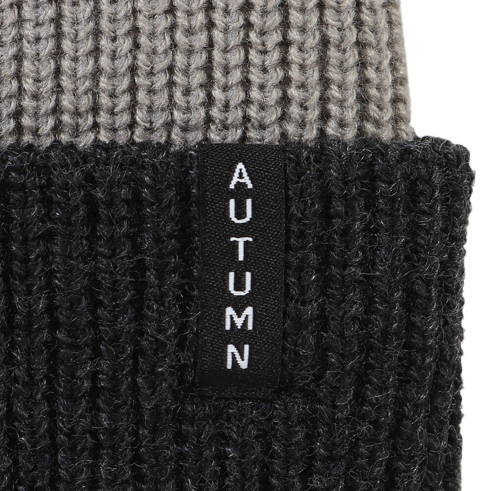 AUTUMN（メンズ、レディース）ビーニー ニット帽 AT24 BLOCKED CHAR